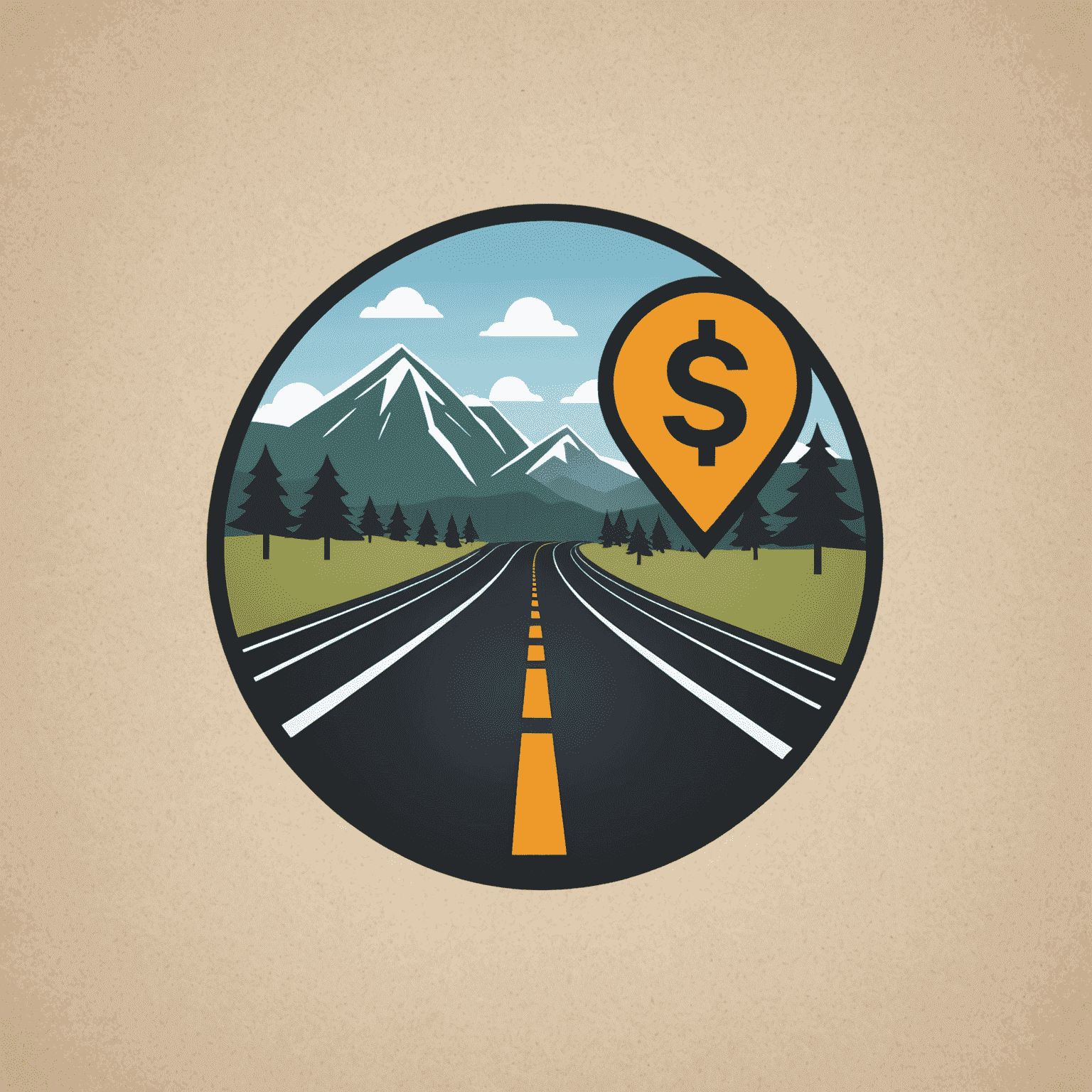 Roadjnkir.com logo featuring a stylized road and payment symbol