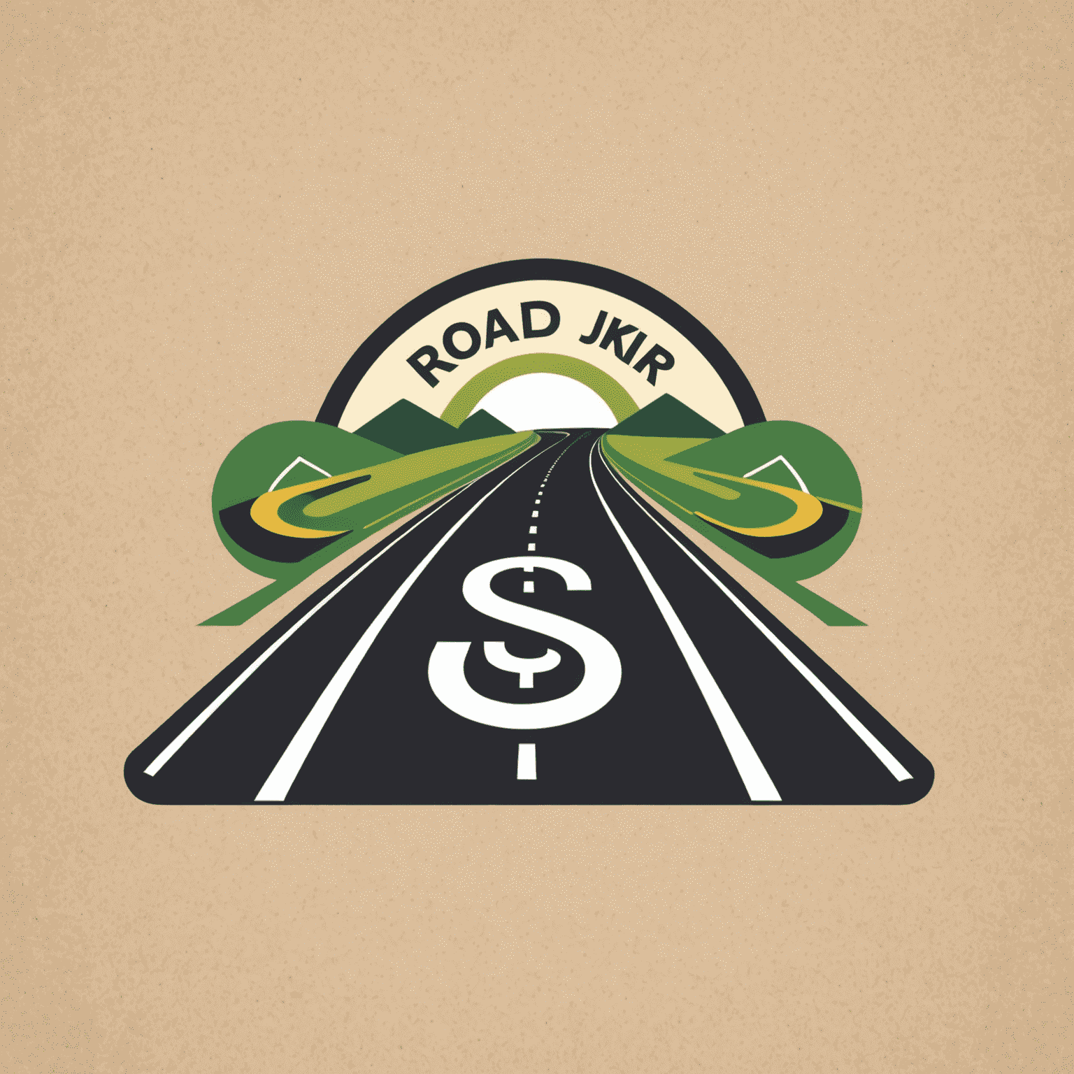 Roadjnkir.com logo featuring a stylized road and payment symbol